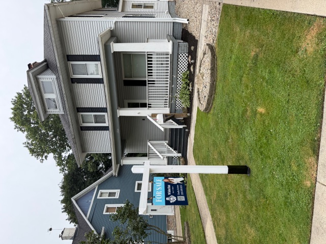 Residential real estate sign installation in LaPorte, Indiana