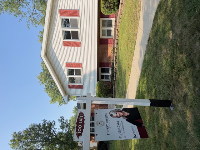 Residential real estate sign and rider installation in Crown Point, Indiana
